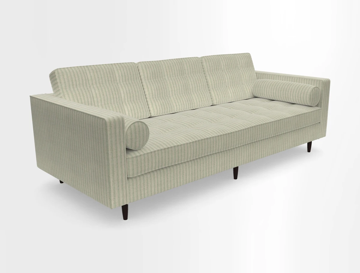 Marylebone 3 Seater Sofa in Clever Tough And Eco Velvet Indigo