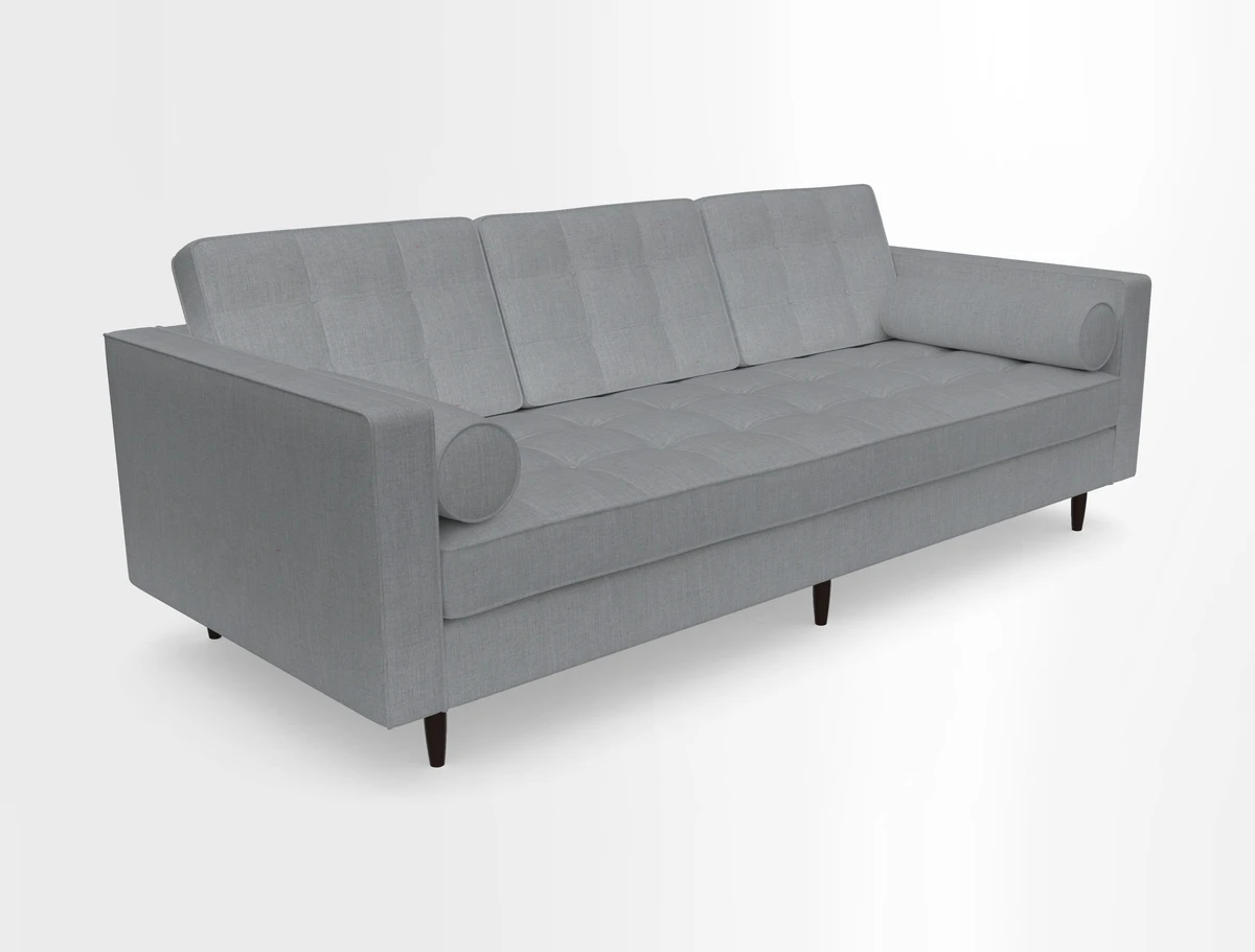 Marylebone 3 Seater Sofa in Clever Tough And Eco Velvet Indigo