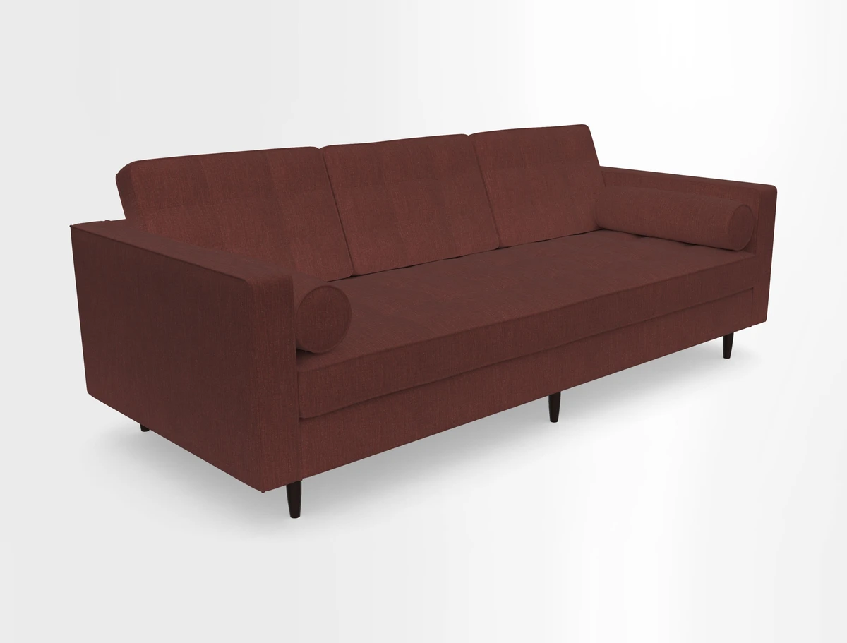 Marylebone 3 Seater Sofa in Clever Tough And Eco Velvet Indigo