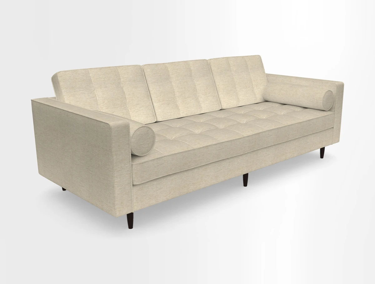 Marylebone 3 Seater Sofa in Clever Tough And Eco Velvet Indigo