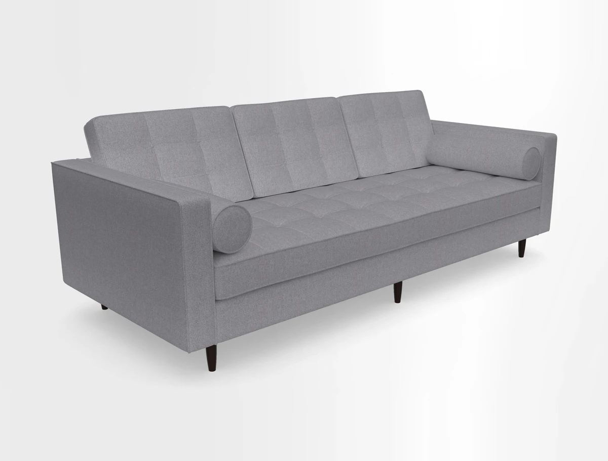 Marylebone 3 Seater Sofa in Clever Tough And Eco Velvet Indigo