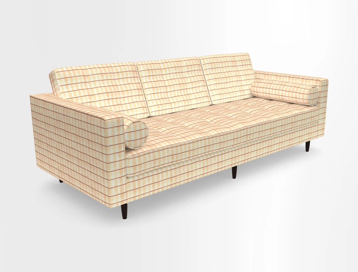 Marylebone 3 Seater Sofa in Clever Tough And Eco Velvet Indigo