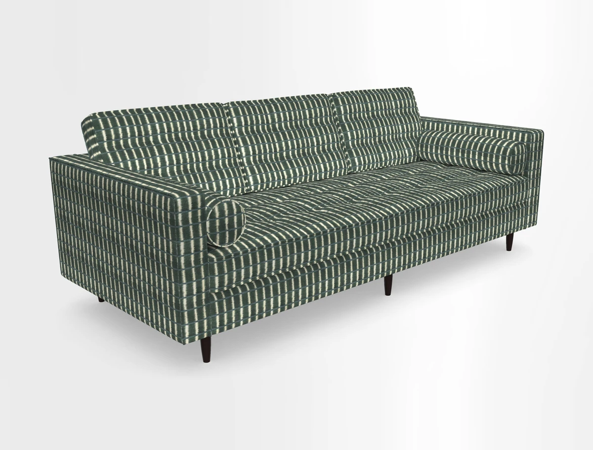 Marylebone 3 Seater Sofa in Clever Tough And Eco Velvet Indigo