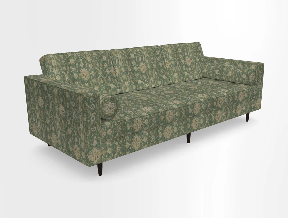 Marylebone 3 Seater Sofa in Clever Tough And Eco Velvet Indigo