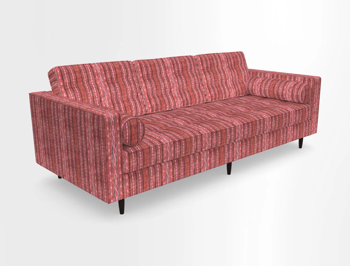 Marylebone 3 Seater Sofa in Clever Tough And Eco Velvet Indigo