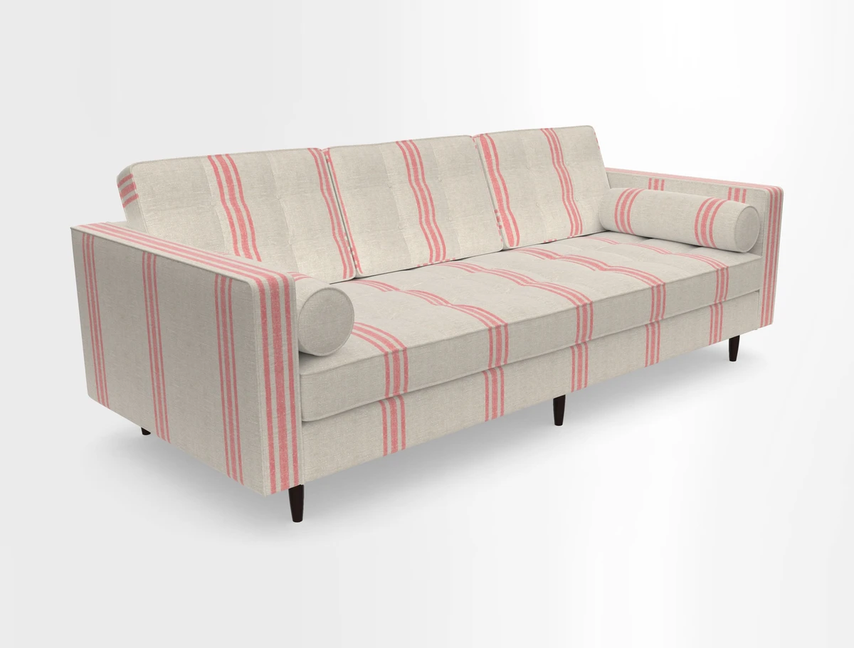 Marylebone 3 Seater Sofa in Clever Tough And Eco Velvet Indigo