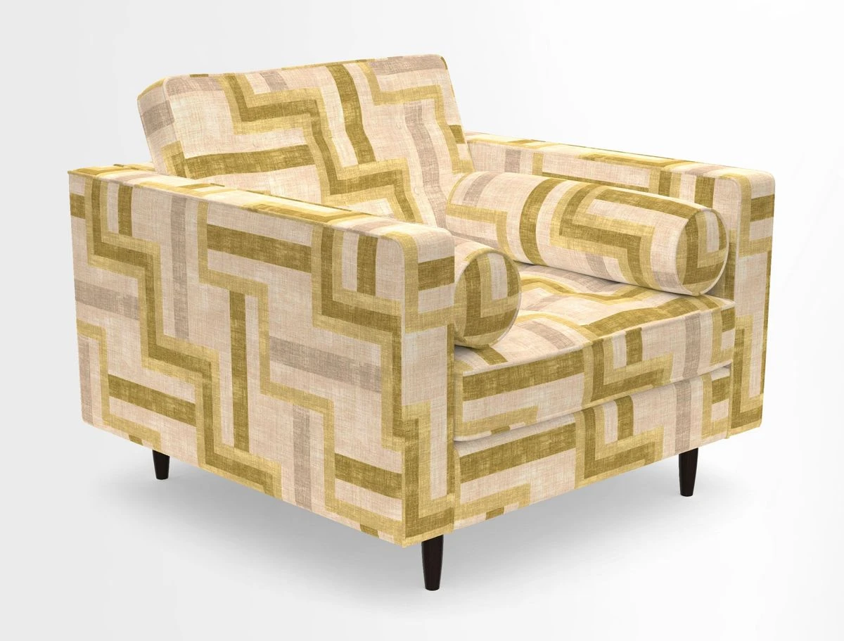 Marylebone Chair in Clever Tough And Eco Velvet Indigo