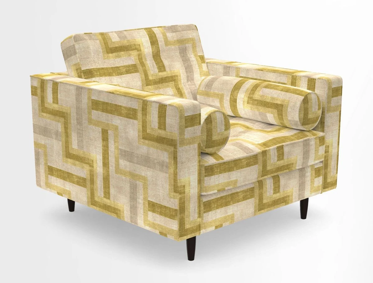 Marylebone Chair in Clever Tough And Eco Velvet Indigo