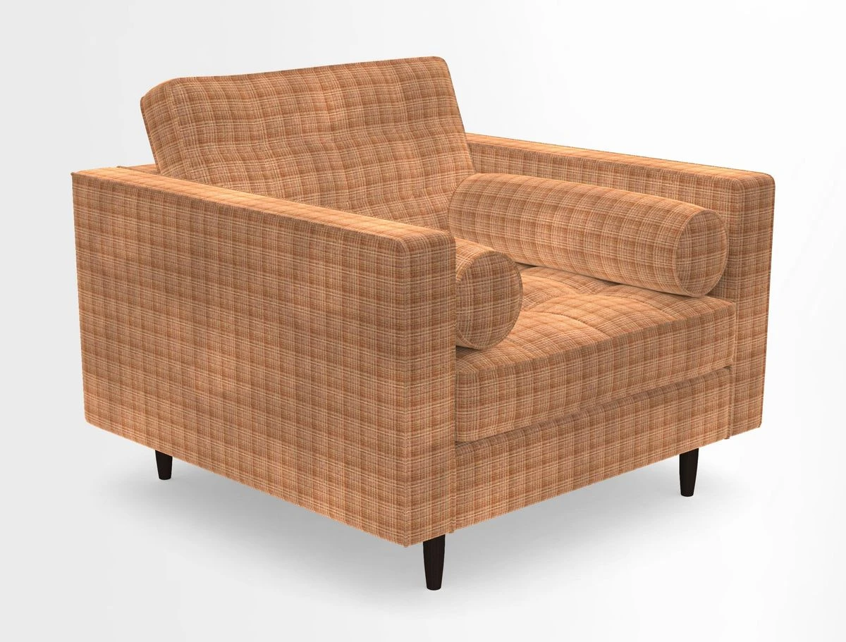 Marylebone Chair in Clever Tough And Eco Velvet Indigo