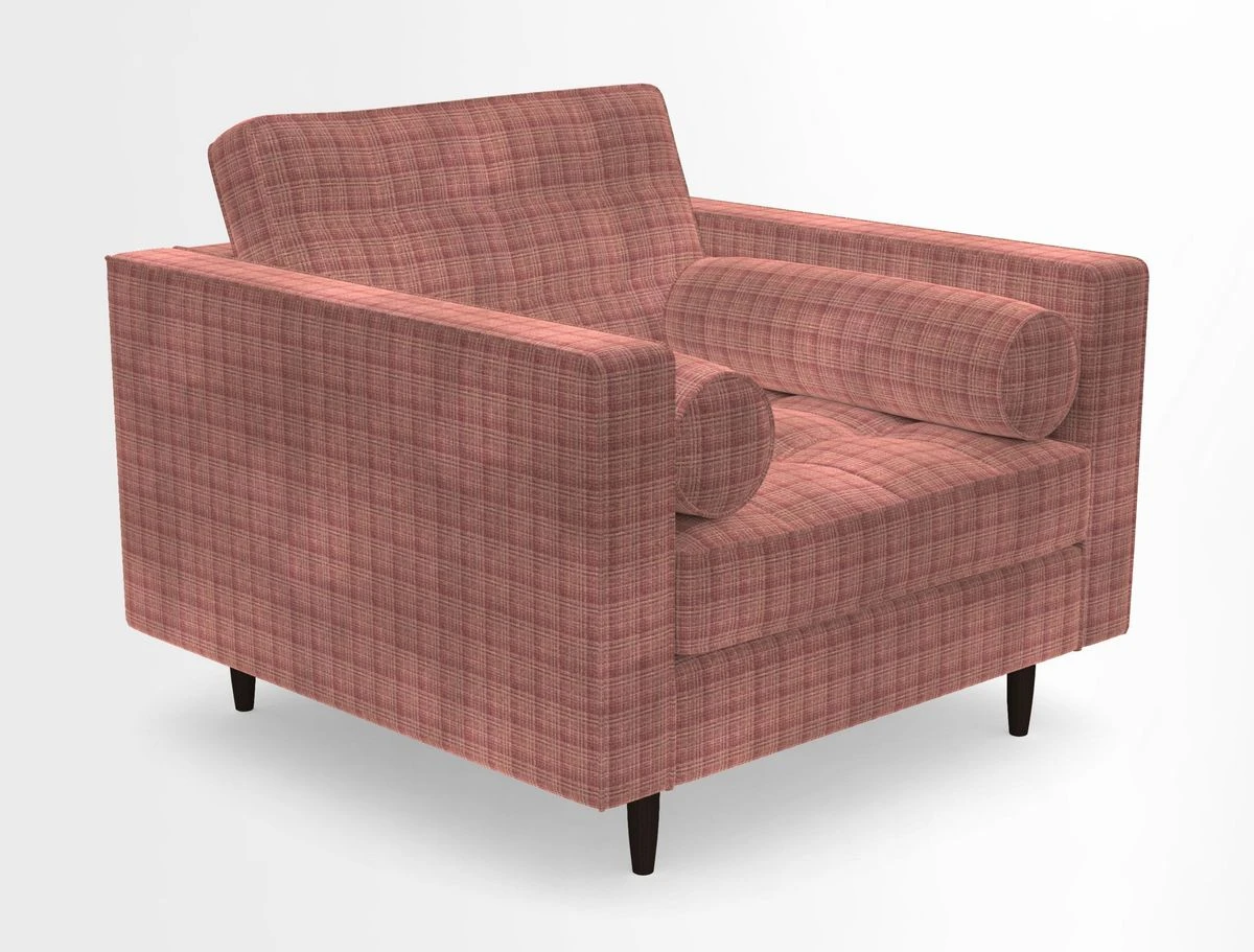 Marylebone Chair in Clever Tough And Eco Velvet Indigo