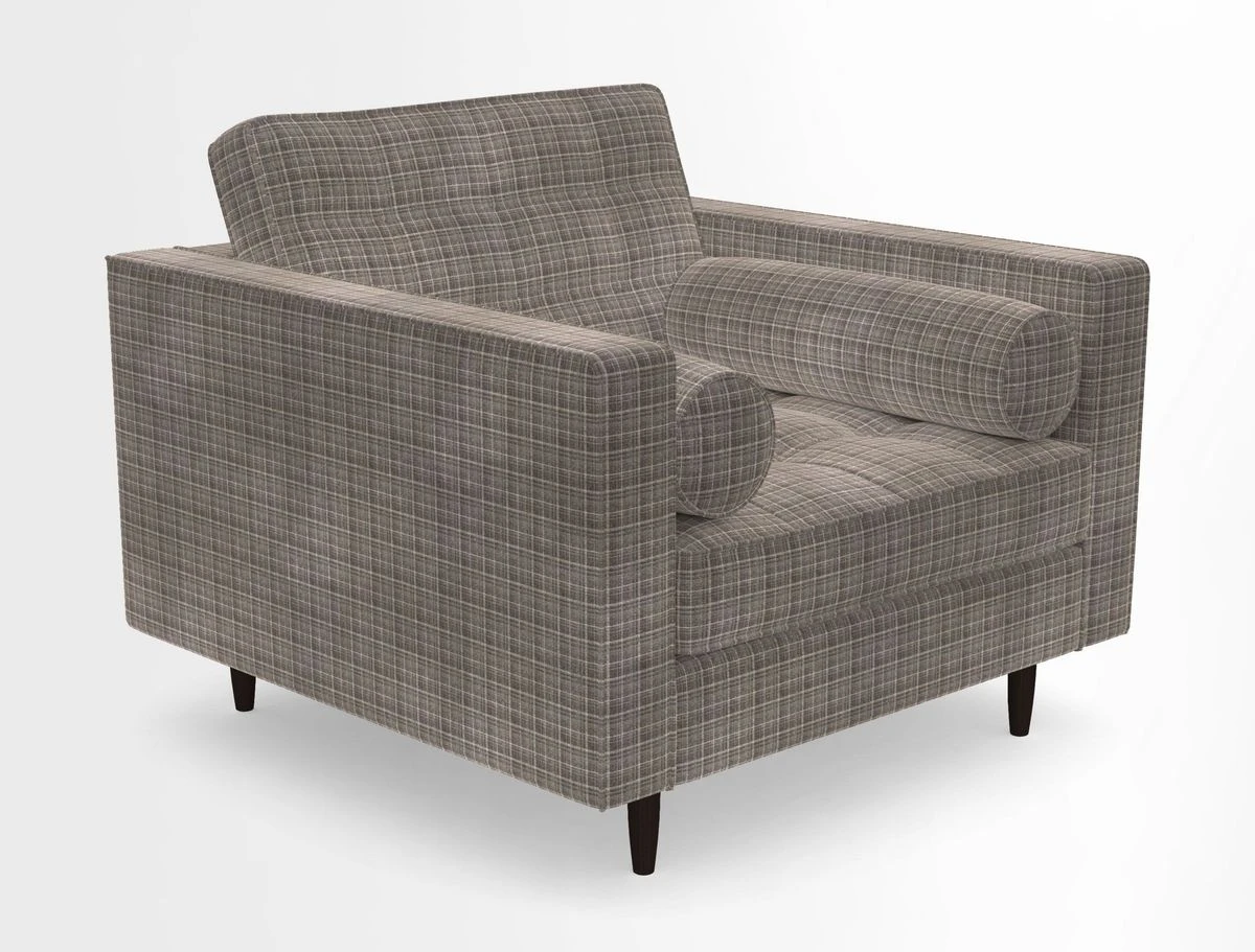 Marylebone Chair in Clever Tough And Eco Velvet Indigo