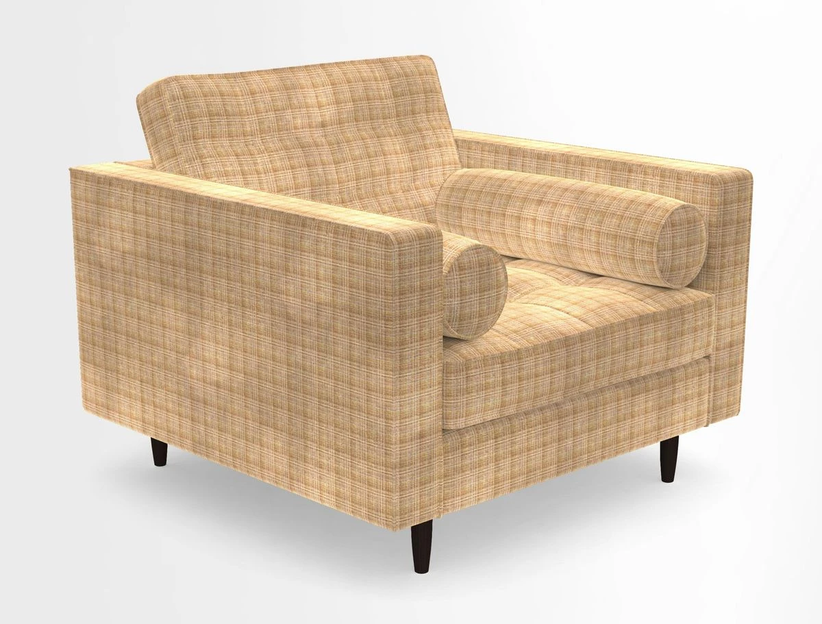 Marylebone Chair in Clever Tough And Eco Velvet Indigo