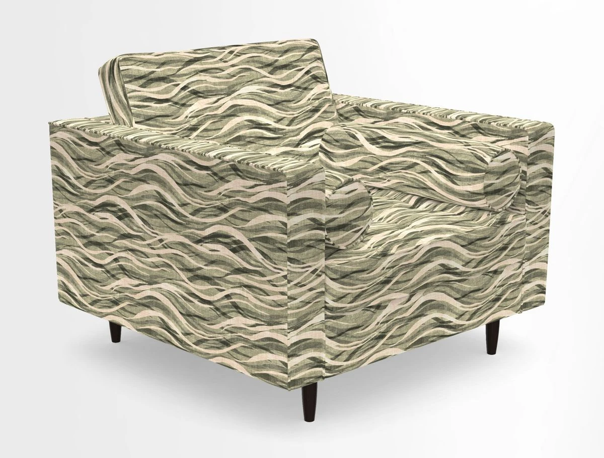 Marylebone Chair in Clever Tough And Eco Velvet Indigo