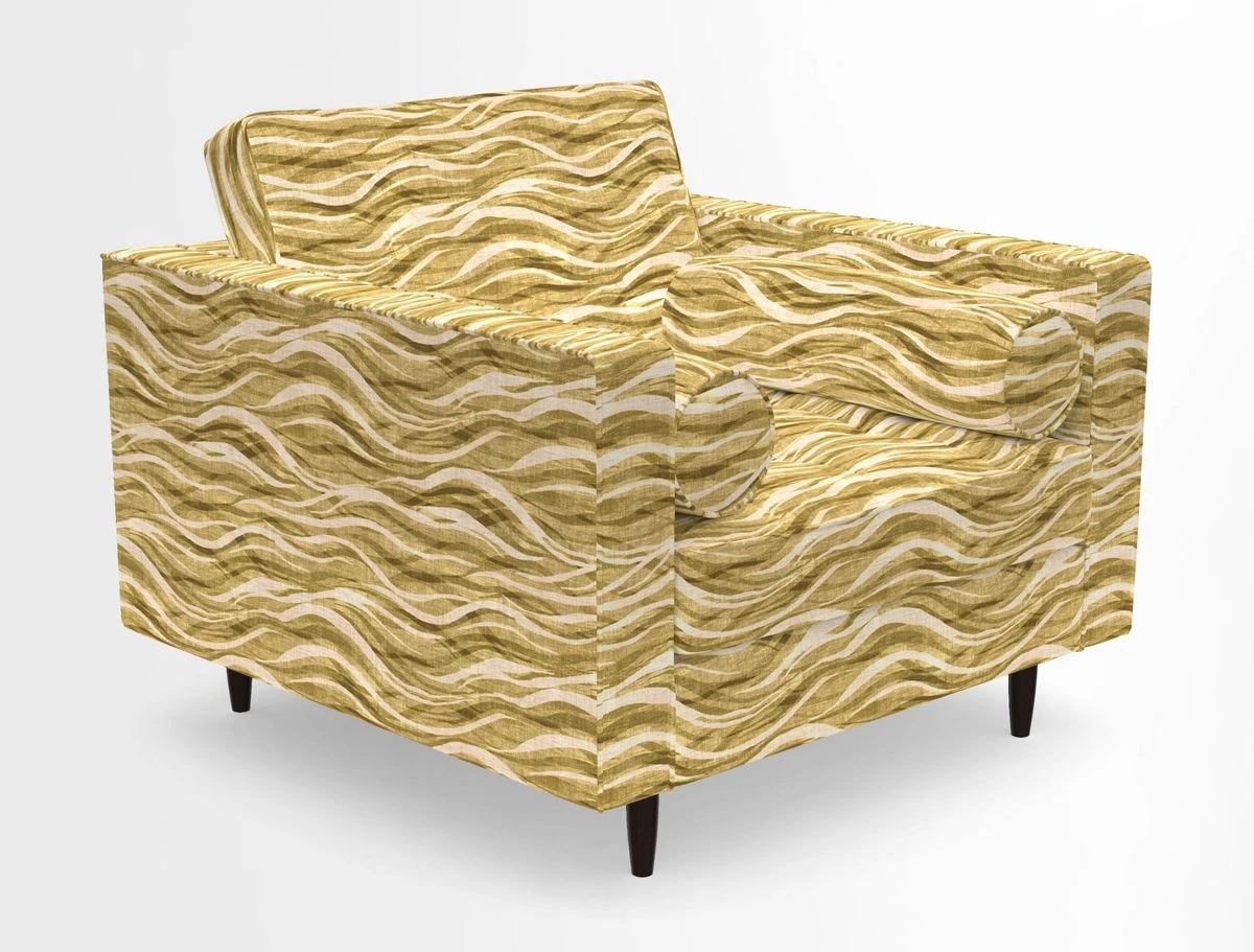 Marylebone Chair in Clever Tough And Eco Velvet Indigo