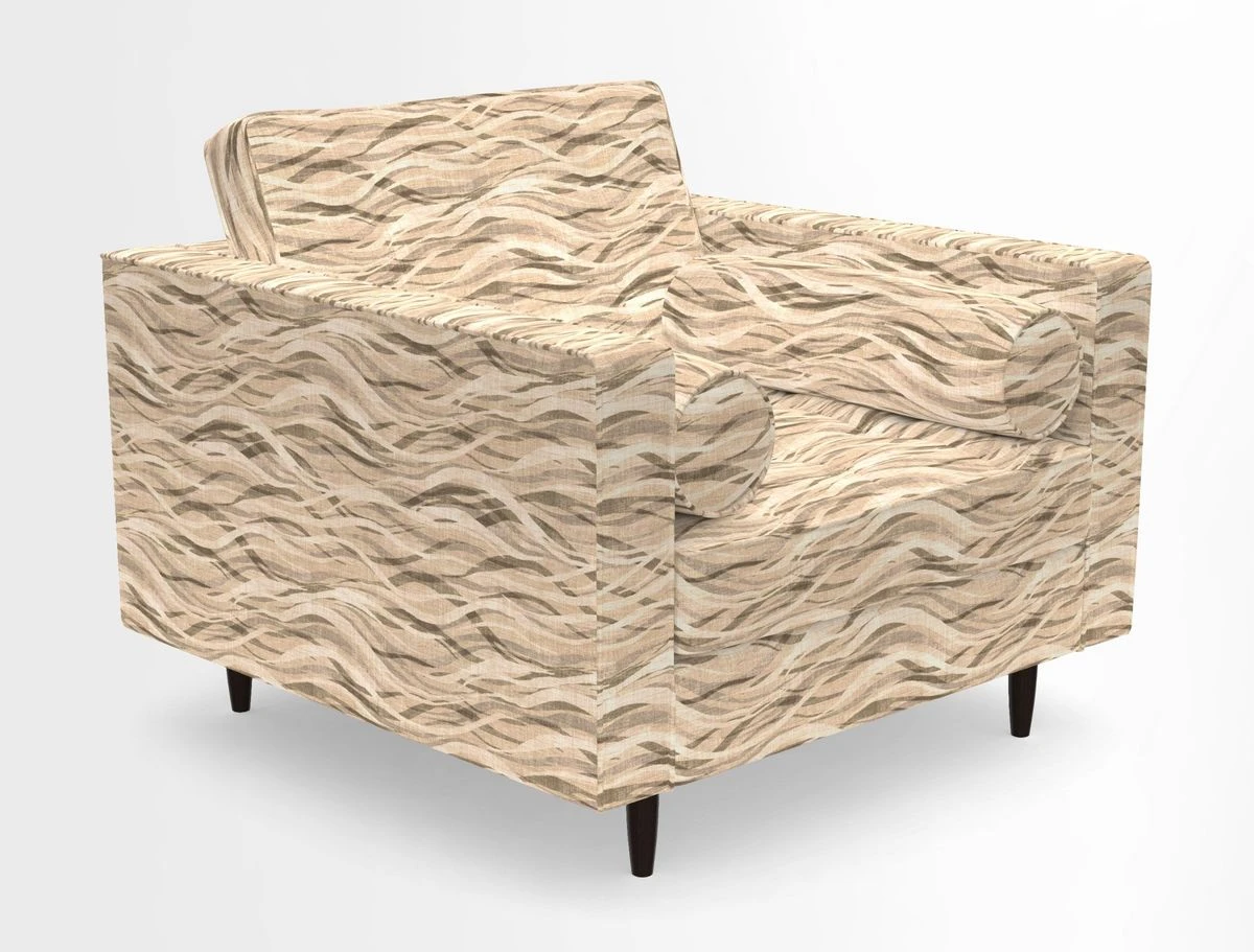 Marylebone Chair in Clever Tough And Eco Velvet Indigo