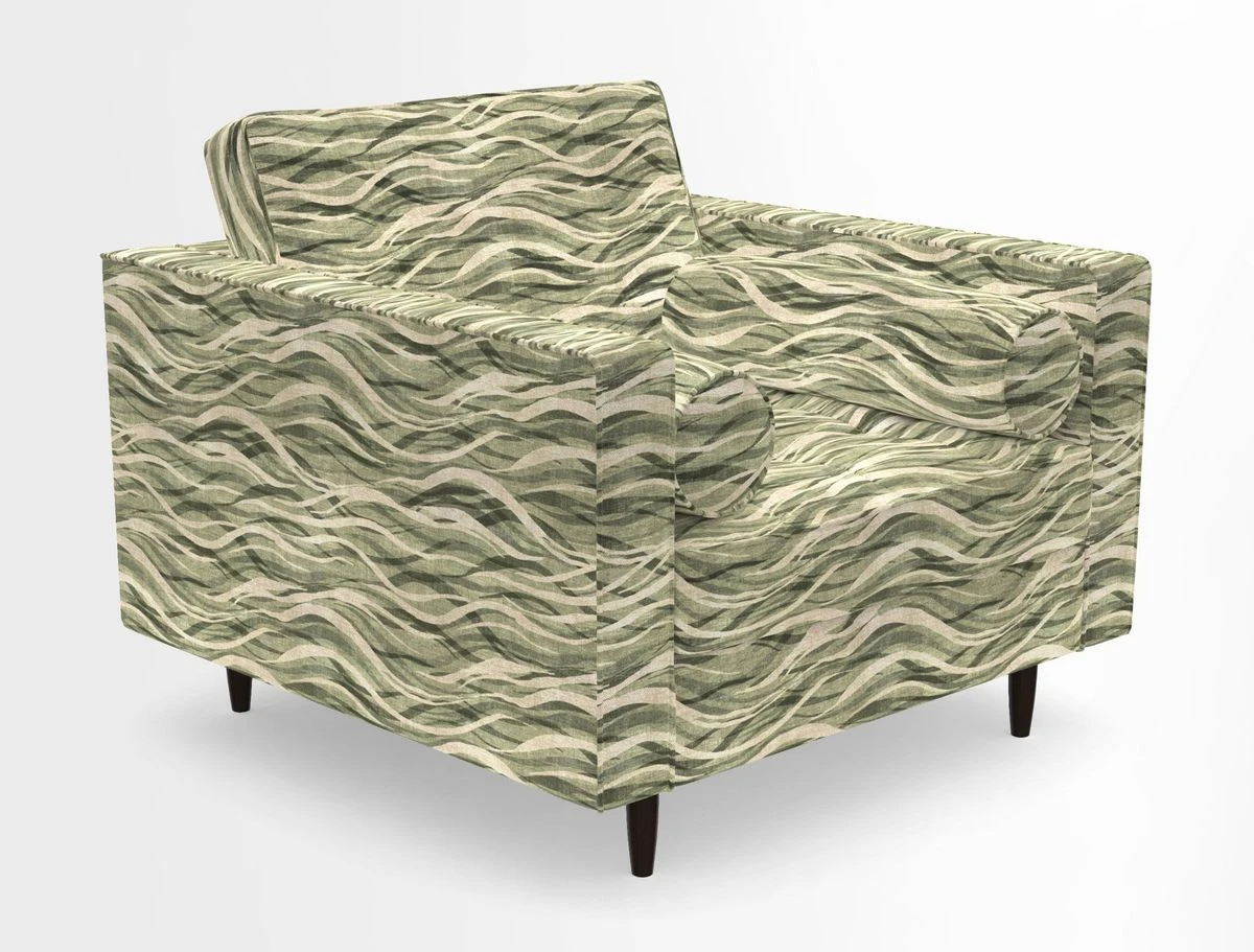 Marylebone Chair in Clever Tough And Eco Velvet Indigo