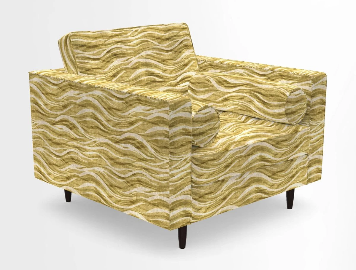Marylebone Chair in Clever Tough And Eco Velvet Indigo