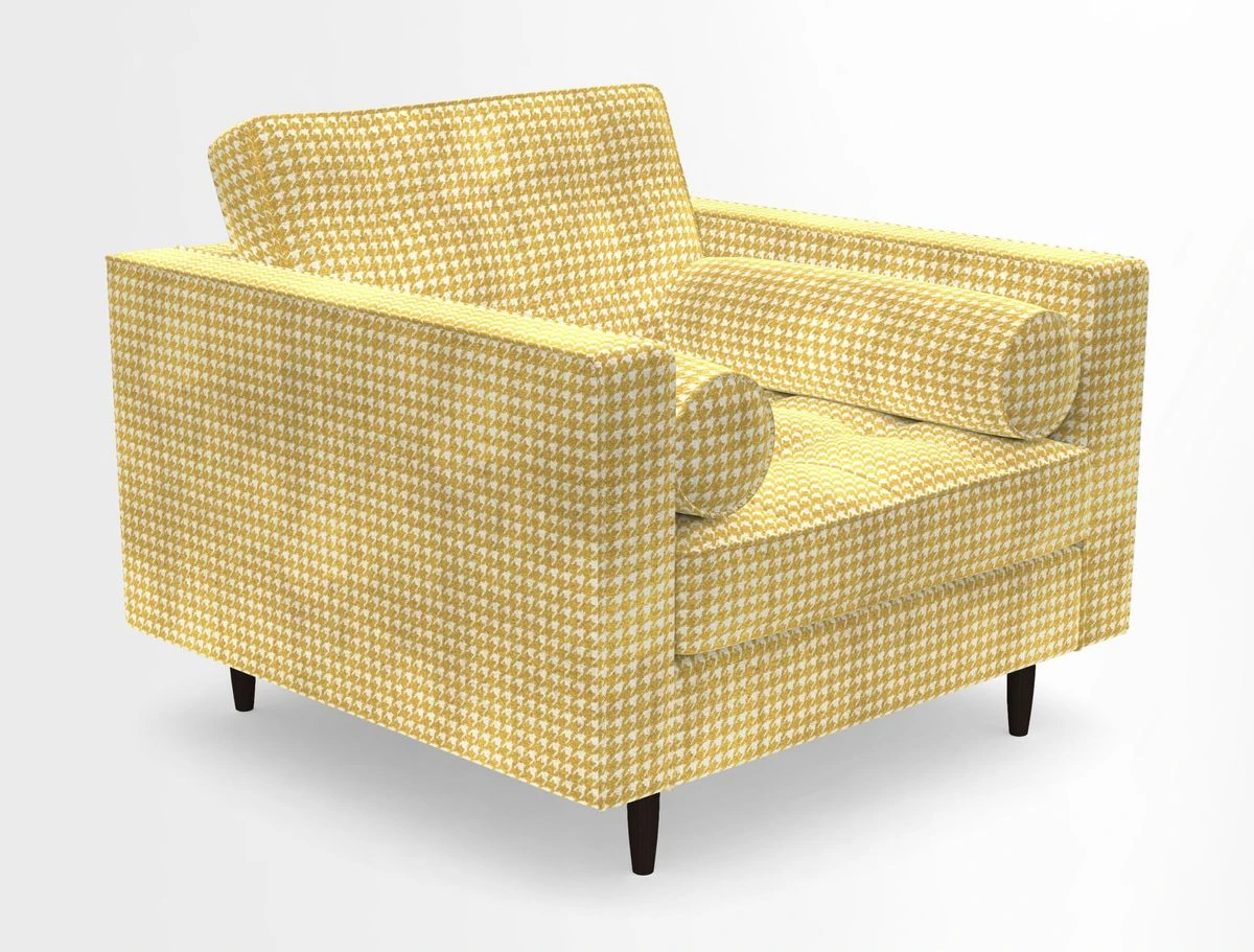 Marylebone Chair in Clever Tough And Eco Velvet Indigo