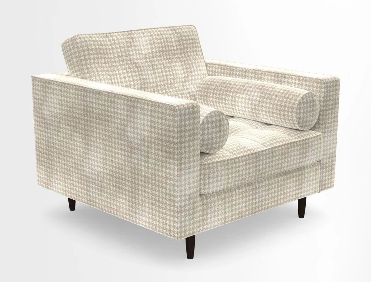Marylebone Chair in Clever Tough And Eco Velvet Indigo