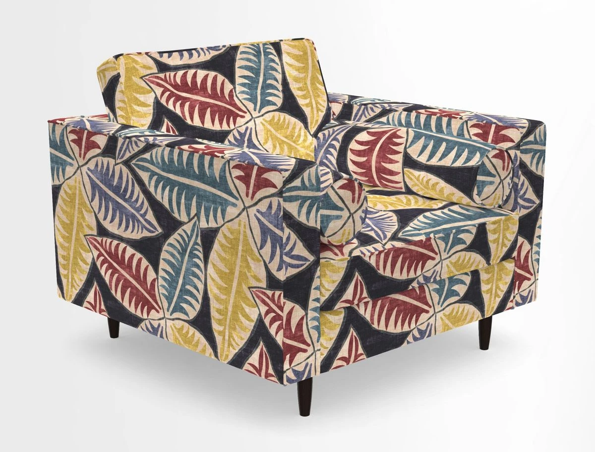 Marylebone Chair in Clever Tough And Eco Velvet Indigo