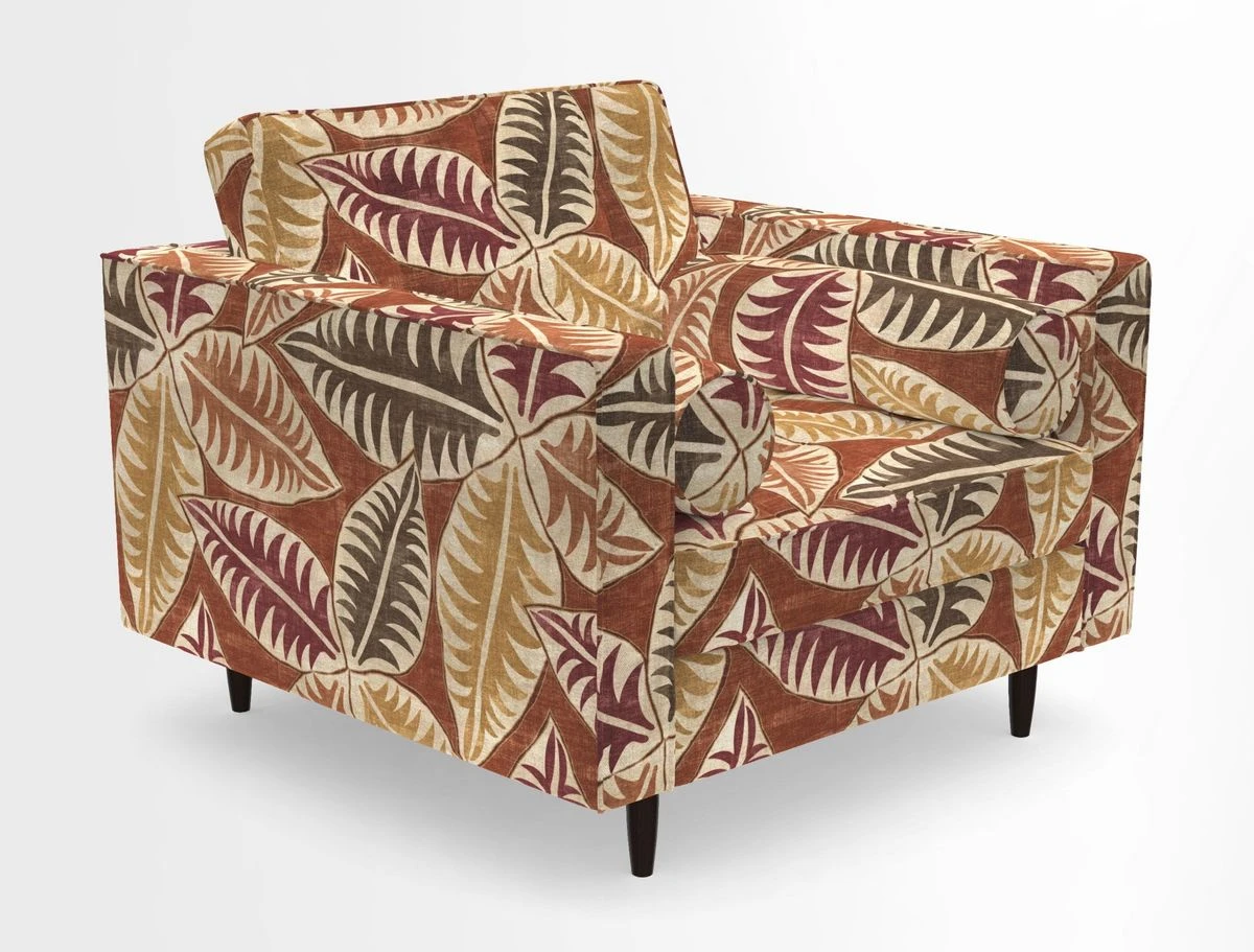 Marylebone Chair in Clever Tough And Eco Velvet Indigo