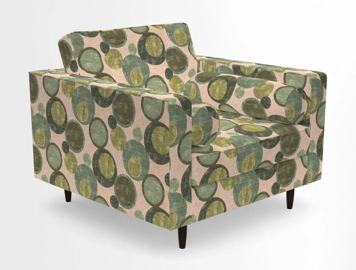 Marylebone Chair in Clever Tough And Eco Velvet Indigo