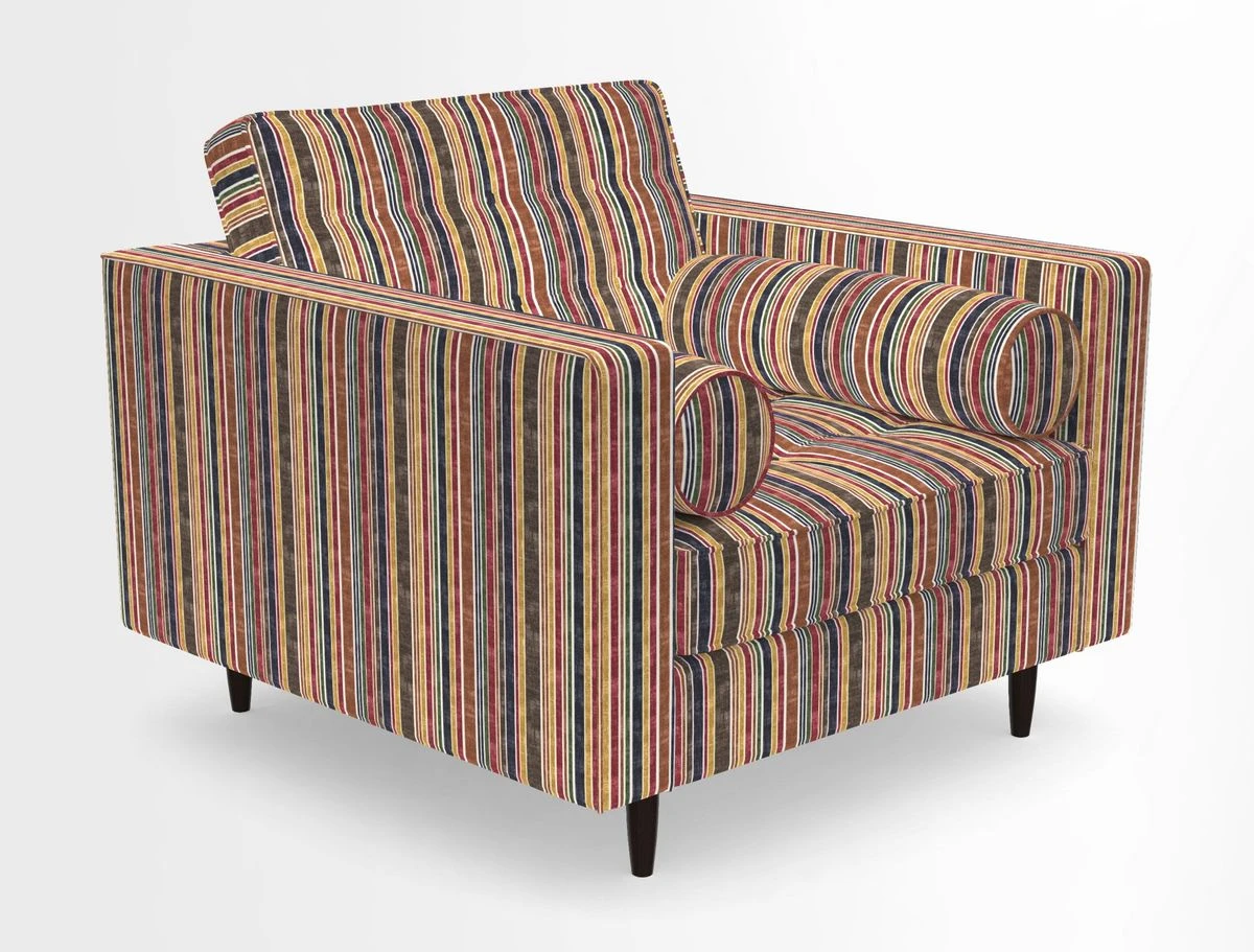 Marylebone Chair in Clever Tough And Eco Velvet Indigo