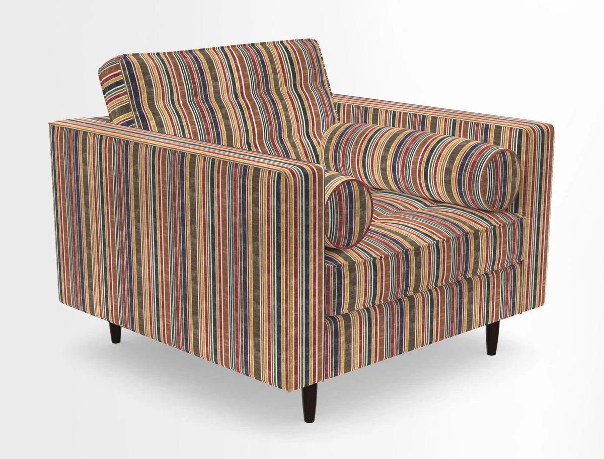 Marylebone Chair in Clever Tough And Eco Velvet Indigo