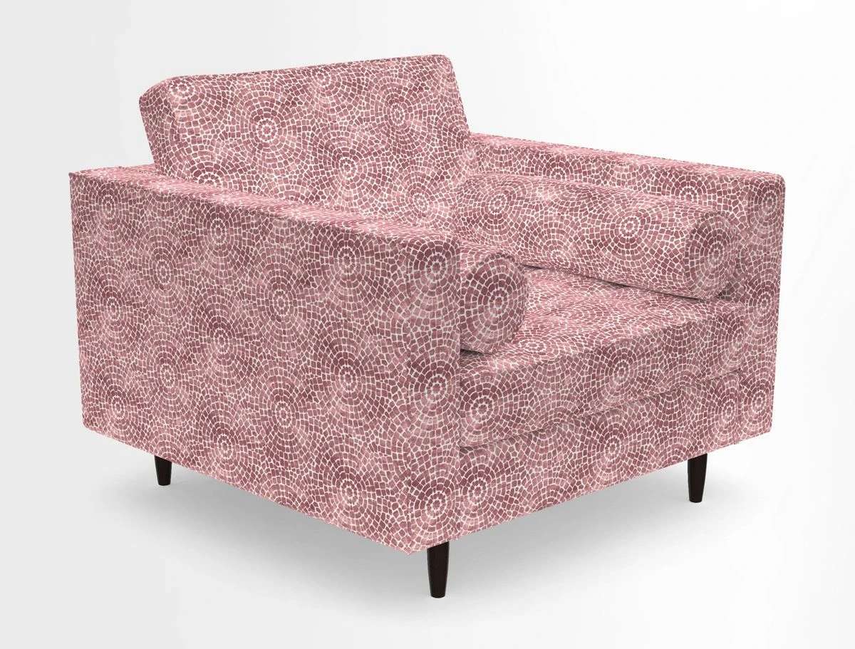 Marylebone Chair in Clever Tough And Eco Velvet Indigo