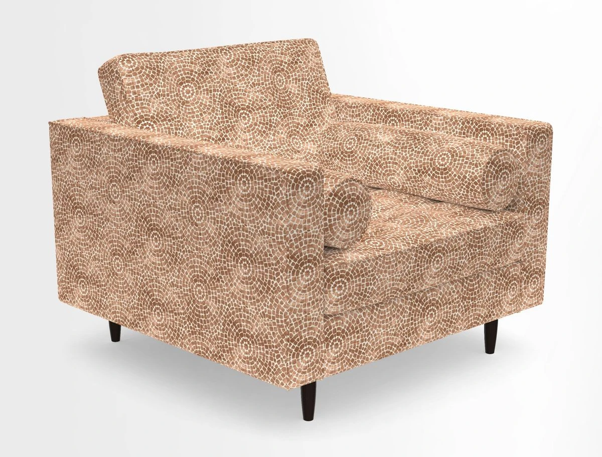 Marylebone Chair in Clever Tough And Eco Velvet Indigo