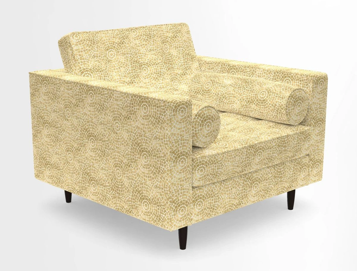 Marylebone Chair in Clever Tough And Eco Velvet Indigo