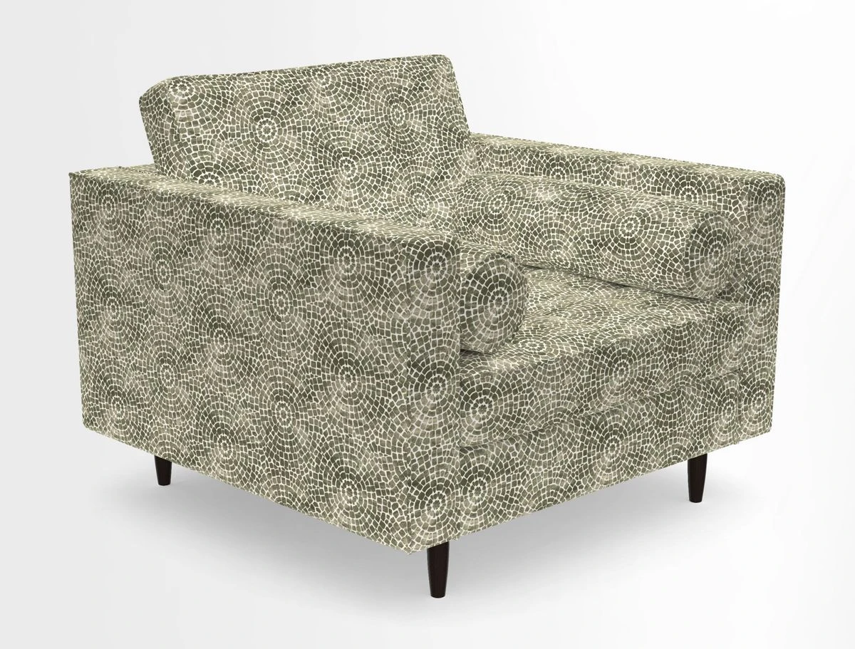 Marylebone Chair in Clever Tough And Eco Velvet Indigo