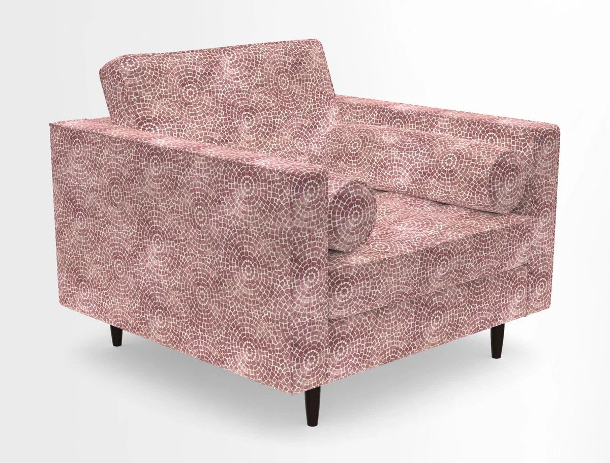 Marylebone Chair in Clever Tough And Eco Velvet Indigo