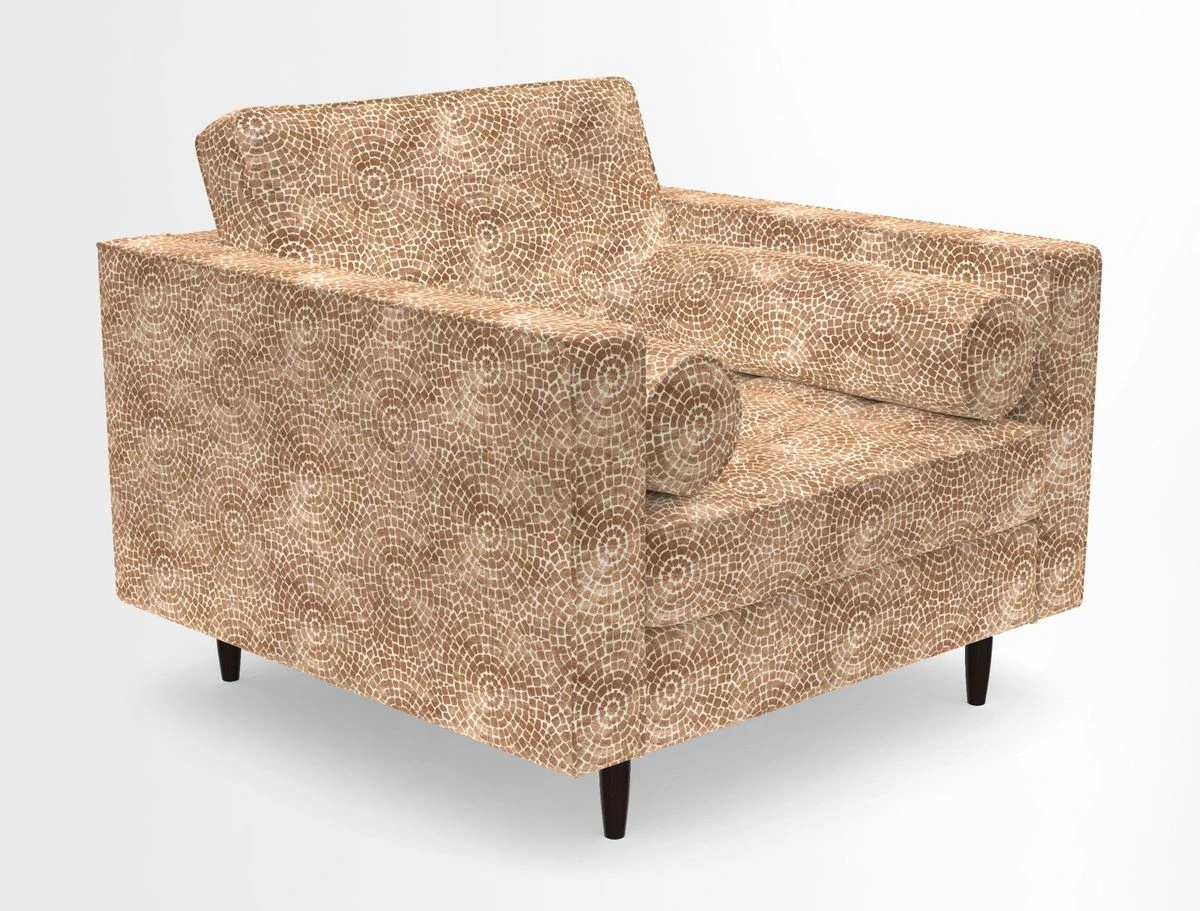 Marylebone Chair in Clever Tough And Eco Velvet Indigo