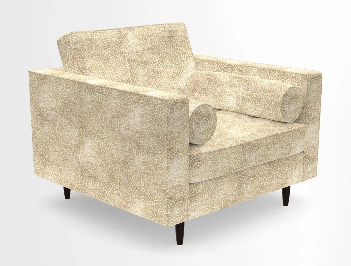 Marylebone Chair in Clever Tough And Eco Velvet Indigo