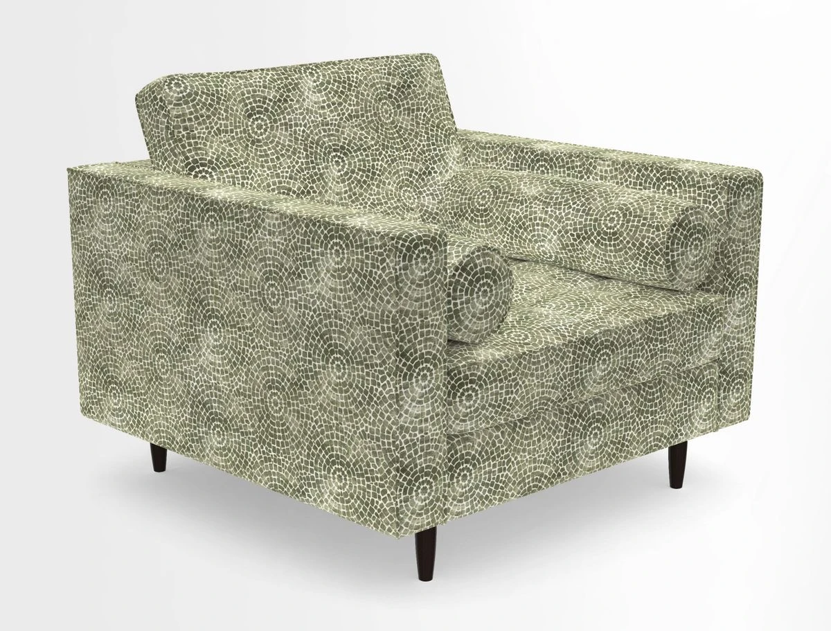 Marylebone Chair in Clever Tough And Eco Velvet Indigo