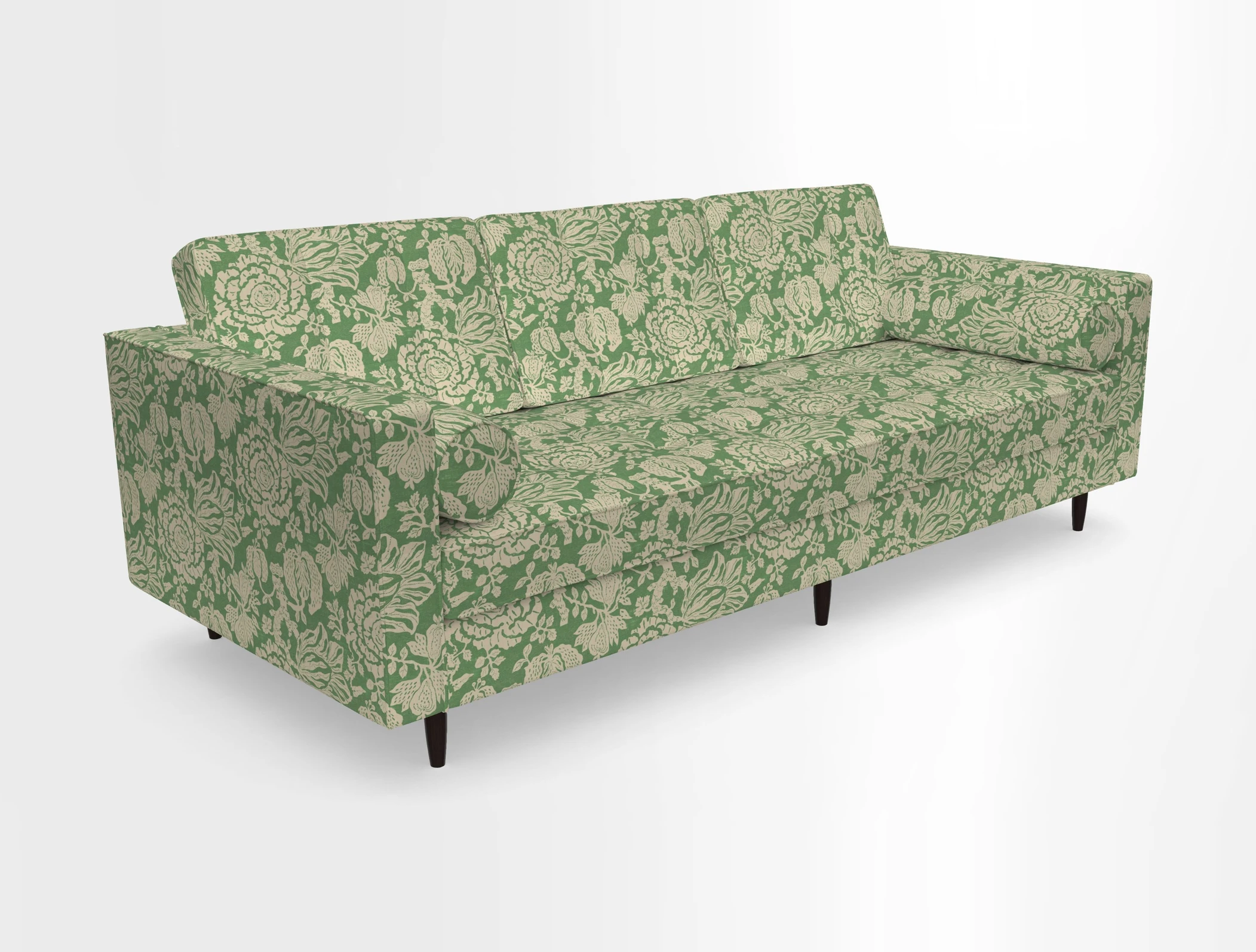 Marylebone 3 Seater Sofa in Clever Tough And Eco Velvet Indigo