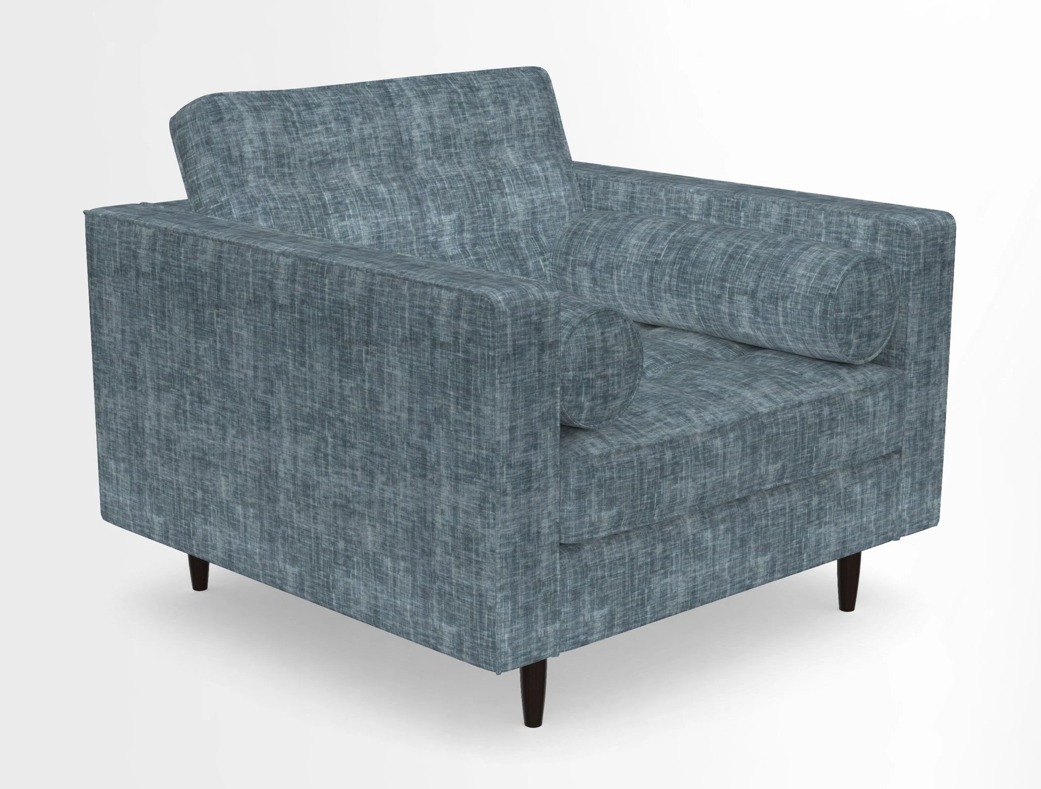 Marylebone Chair in Clever Tough And Eco Velvet Indigo
