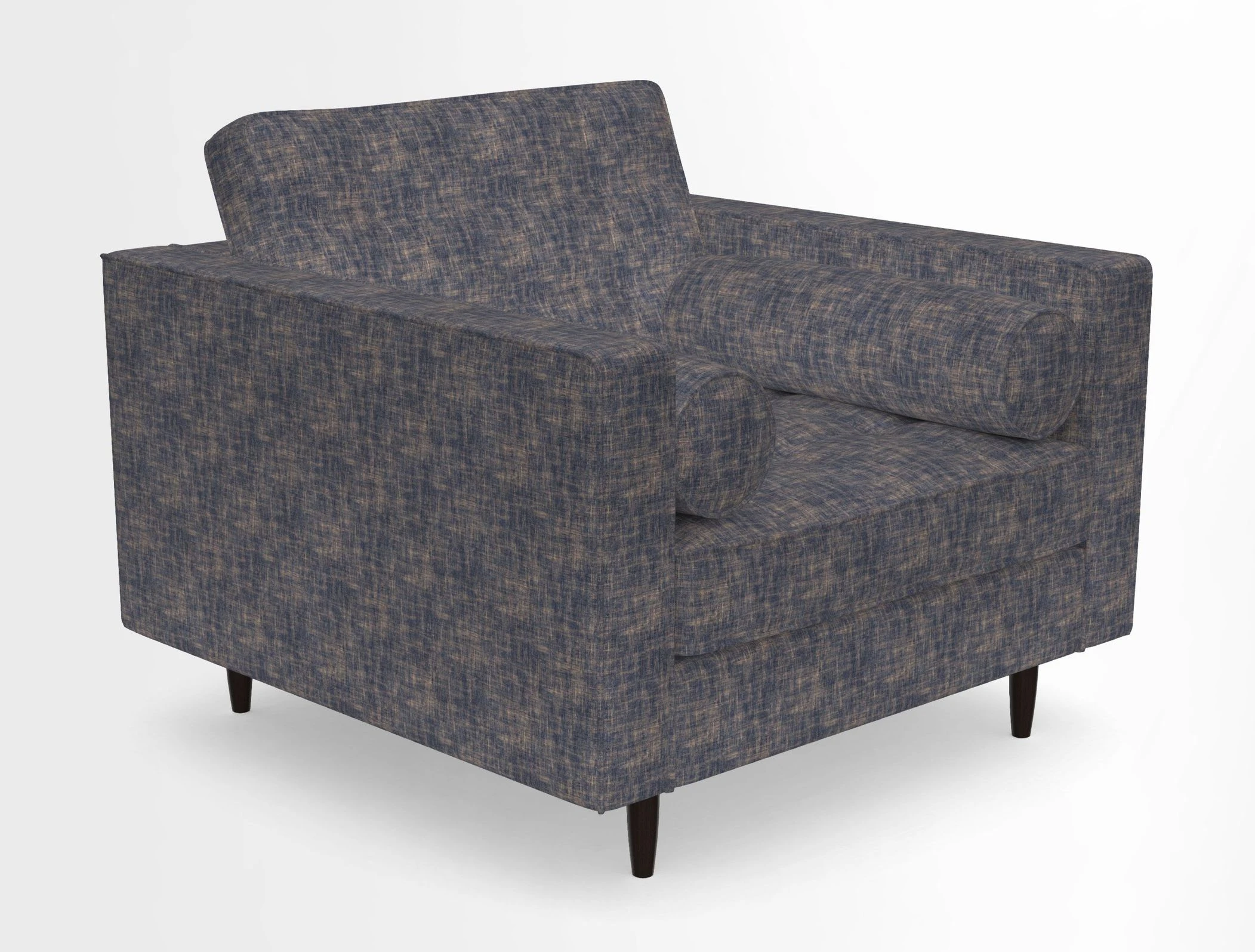 Marylebone Chair in Clever Tough And Eco Velvet Indigo