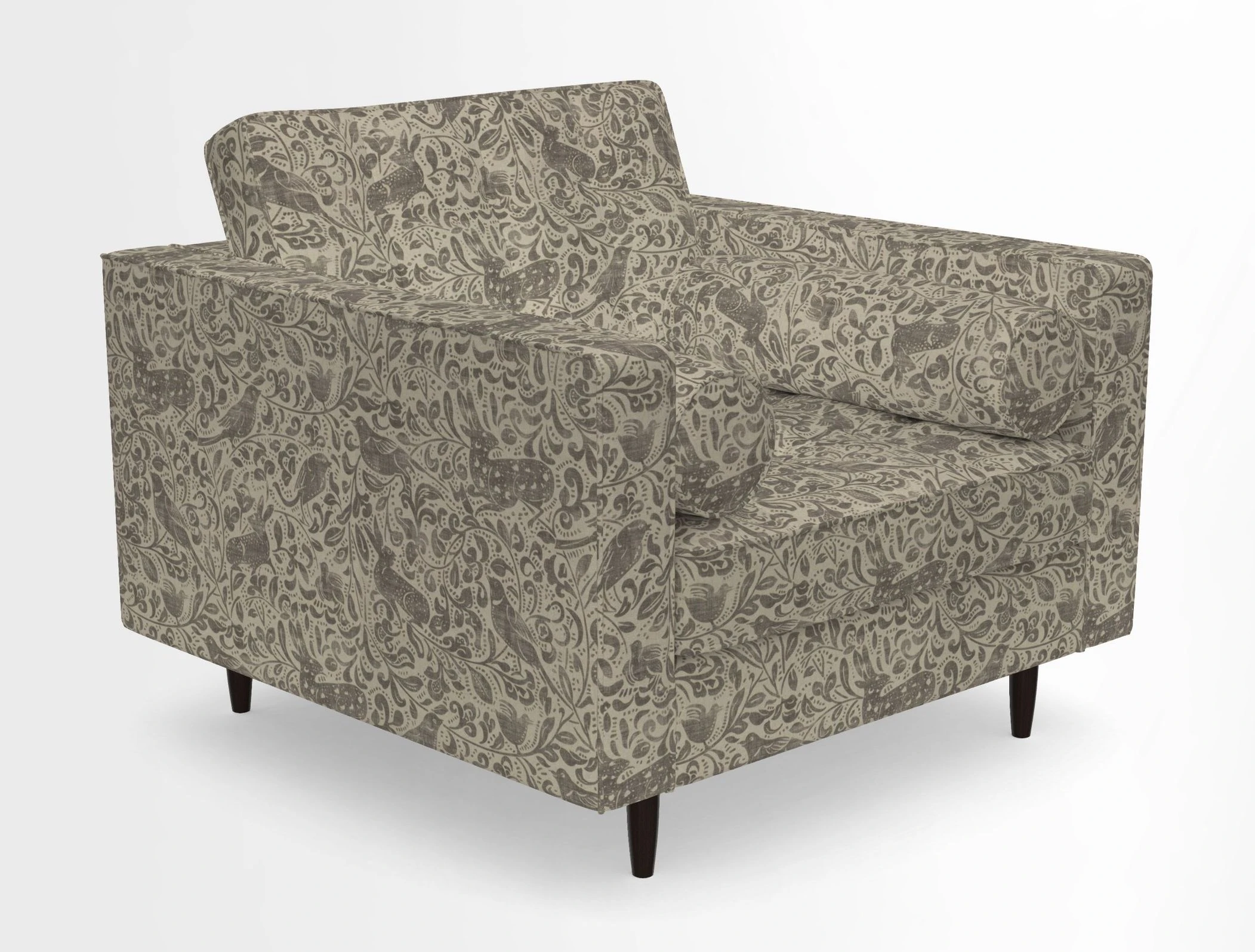 Marylebone Chair in Clever Tough And Eco Velvet Indigo