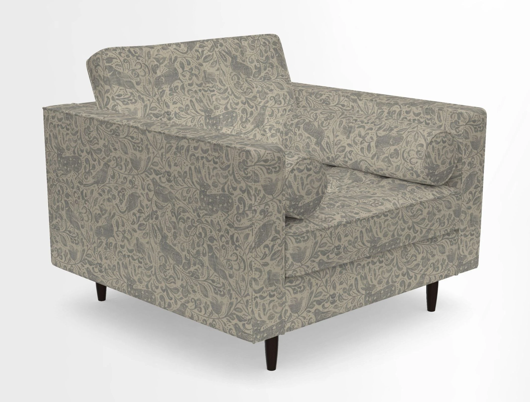 Marylebone Chair in Clever Tough And Eco Velvet Indigo