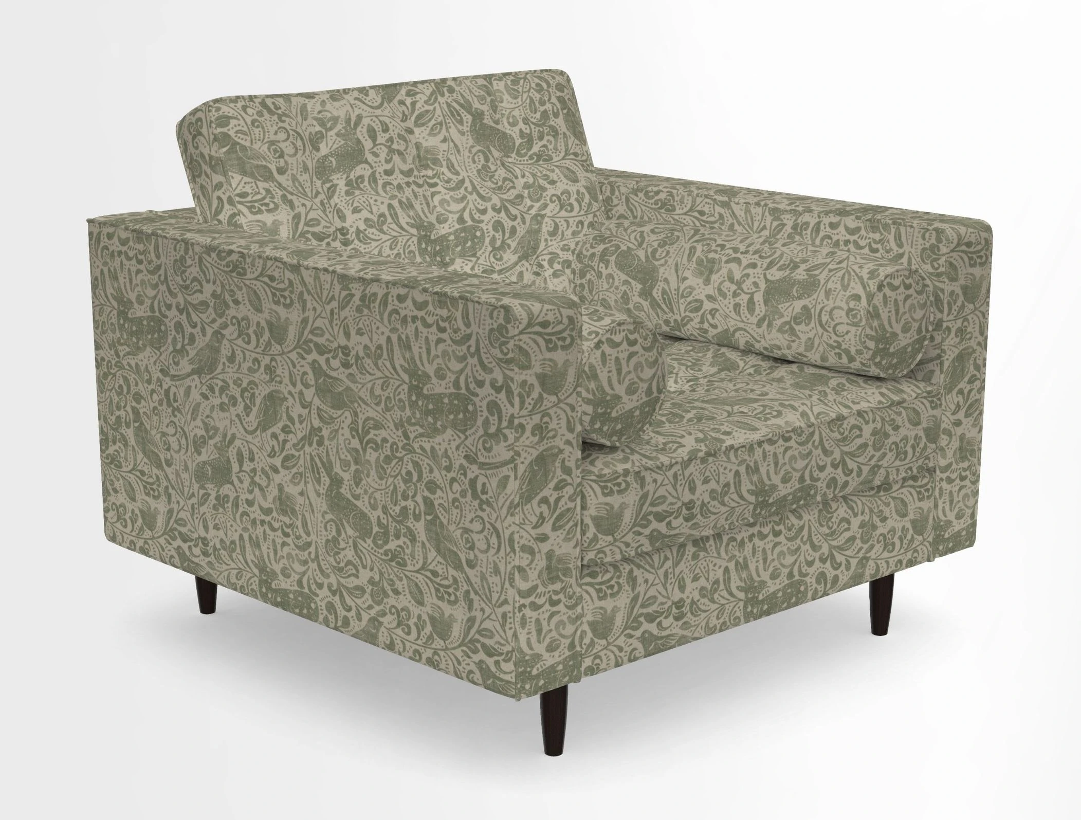 Marylebone Chair in Clever Tough And Eco Velvet Indigo