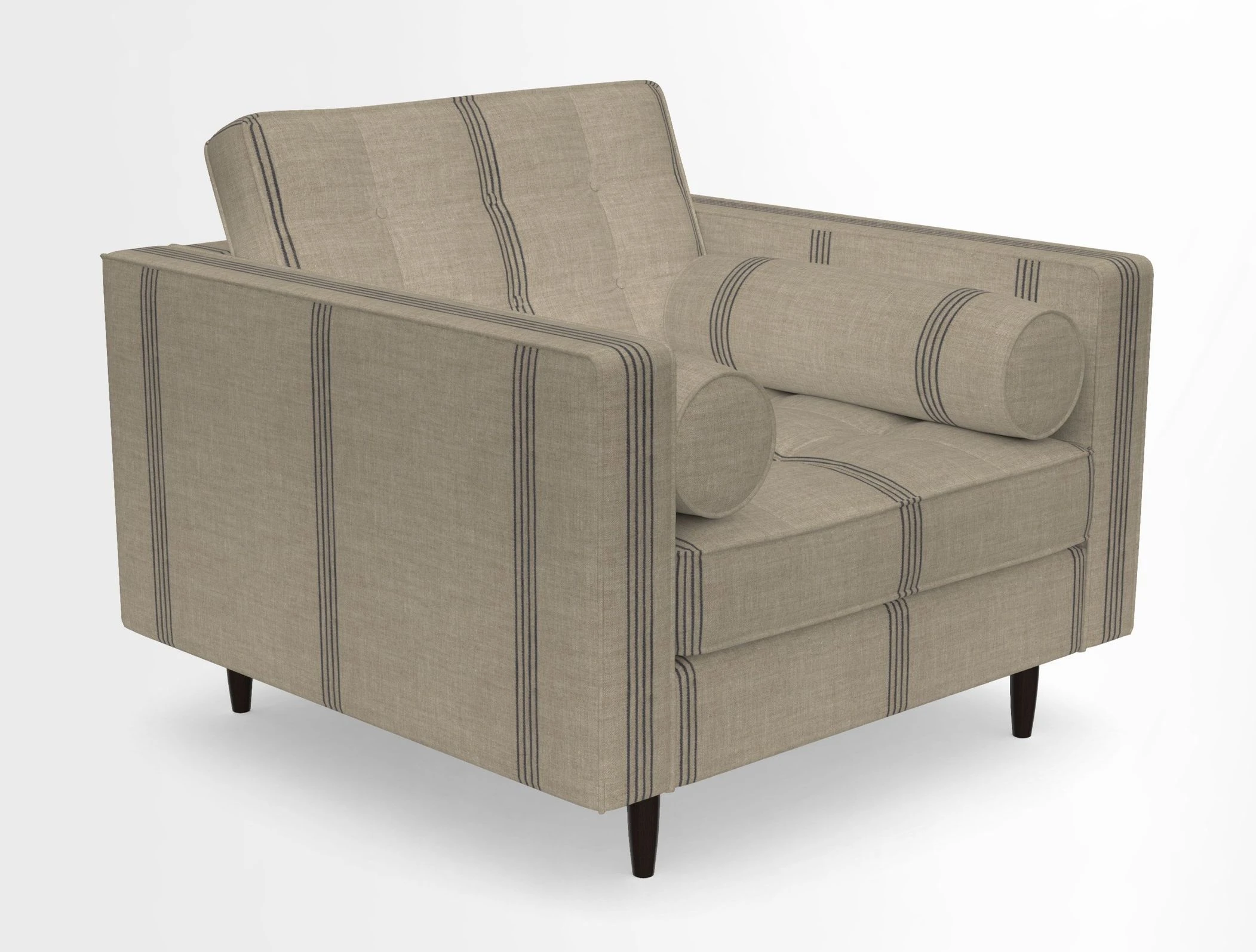 Marylebone Chair in Clever Tough And Eco Velvet Indigo
