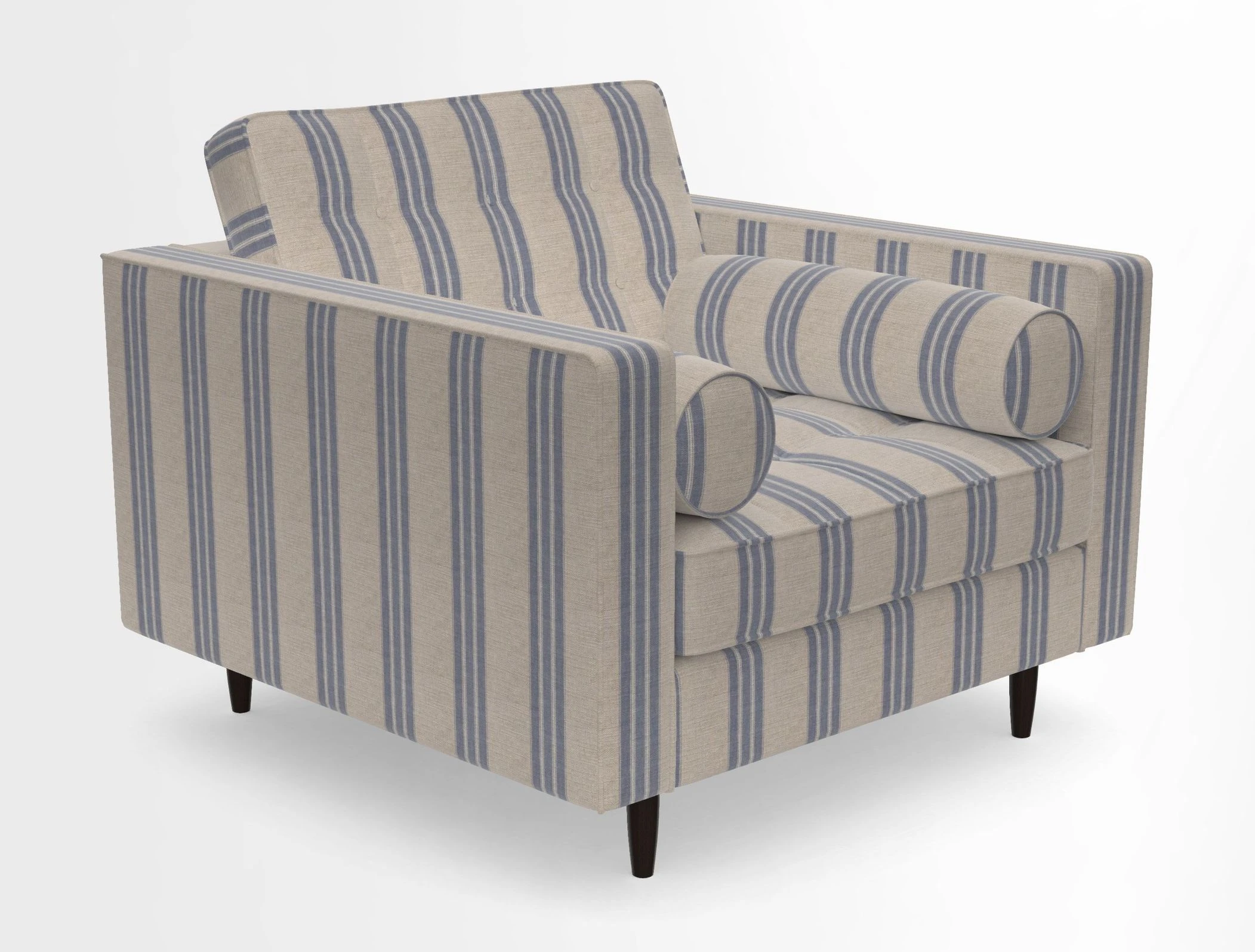 Marylebone Chair in Clever Tough And Eco Velvet Indigo