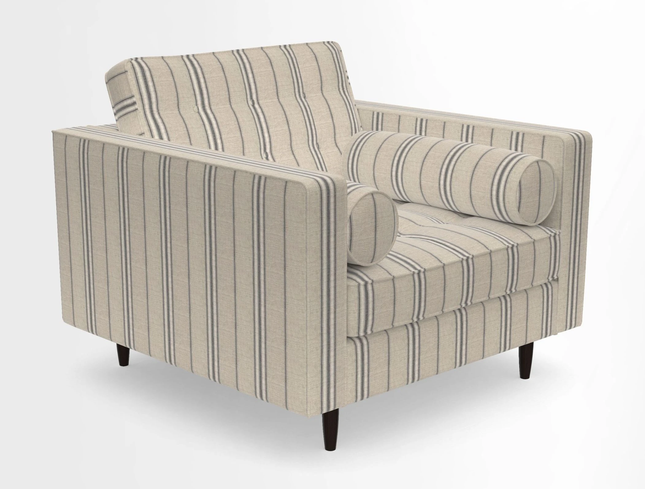 Marylebone Chair in Clever Tough And Eco Velvet Indigo
