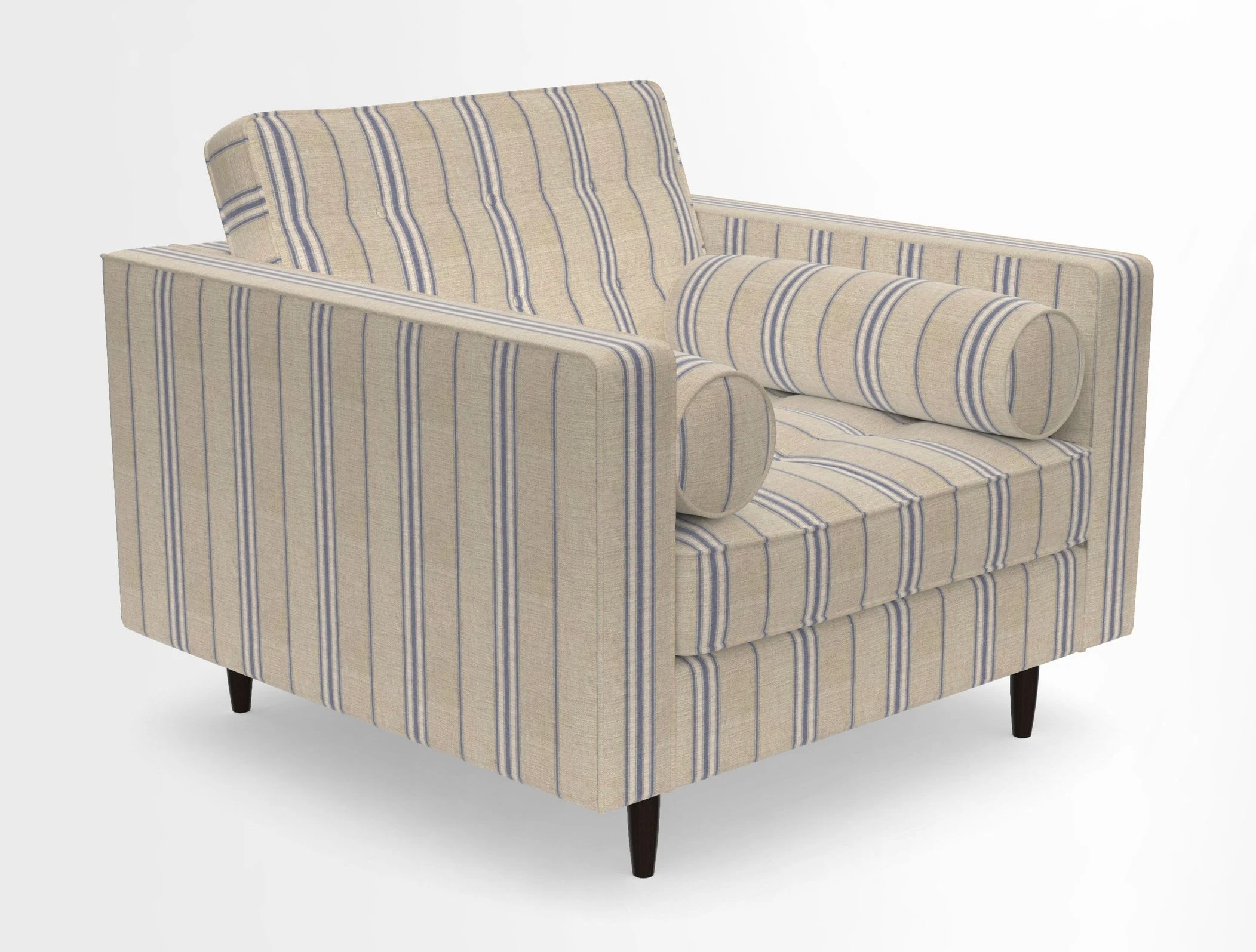 Marylebone Chair in Clever Tough And Eco Velvet Indigo