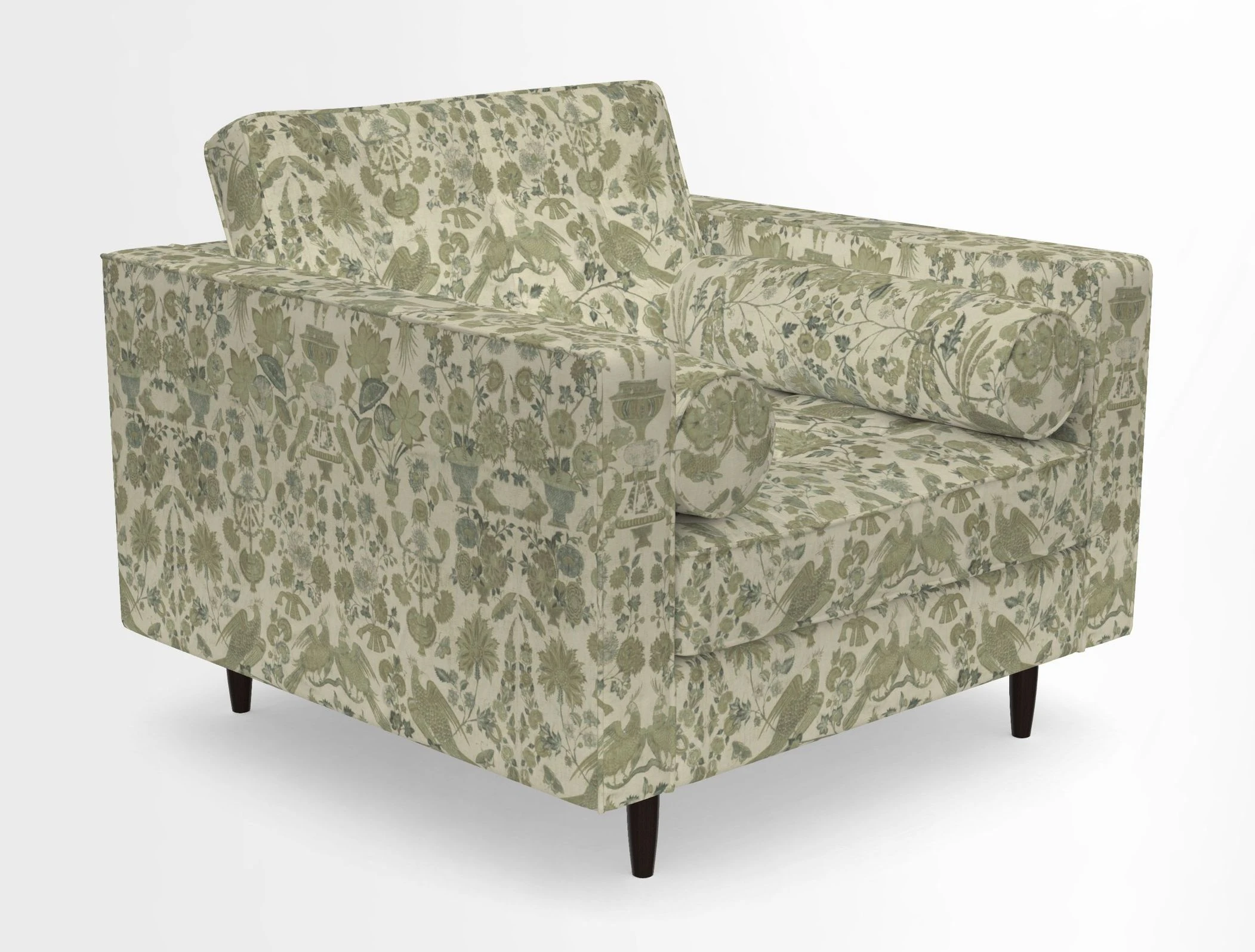Marylebone Chair in Clever Tough And Eco Velvet Indigo
