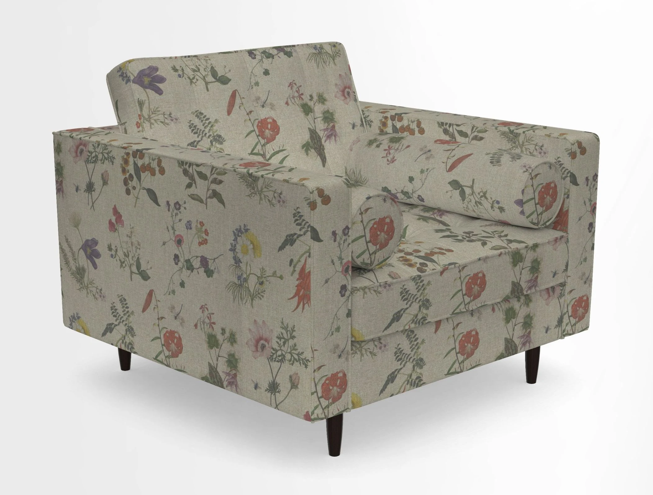 Marylebone Chair in Clever Tough And Eco Velvet Indigo
