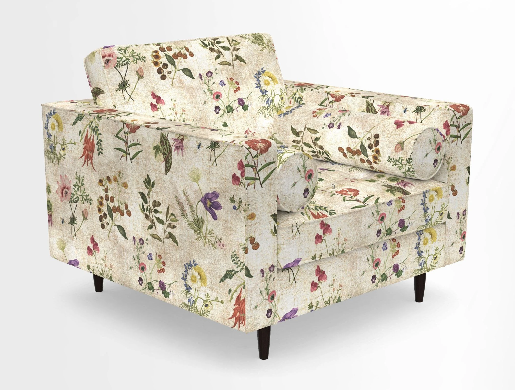 Marylebone Chair in Clever Tough And Eco Velvet Indigo