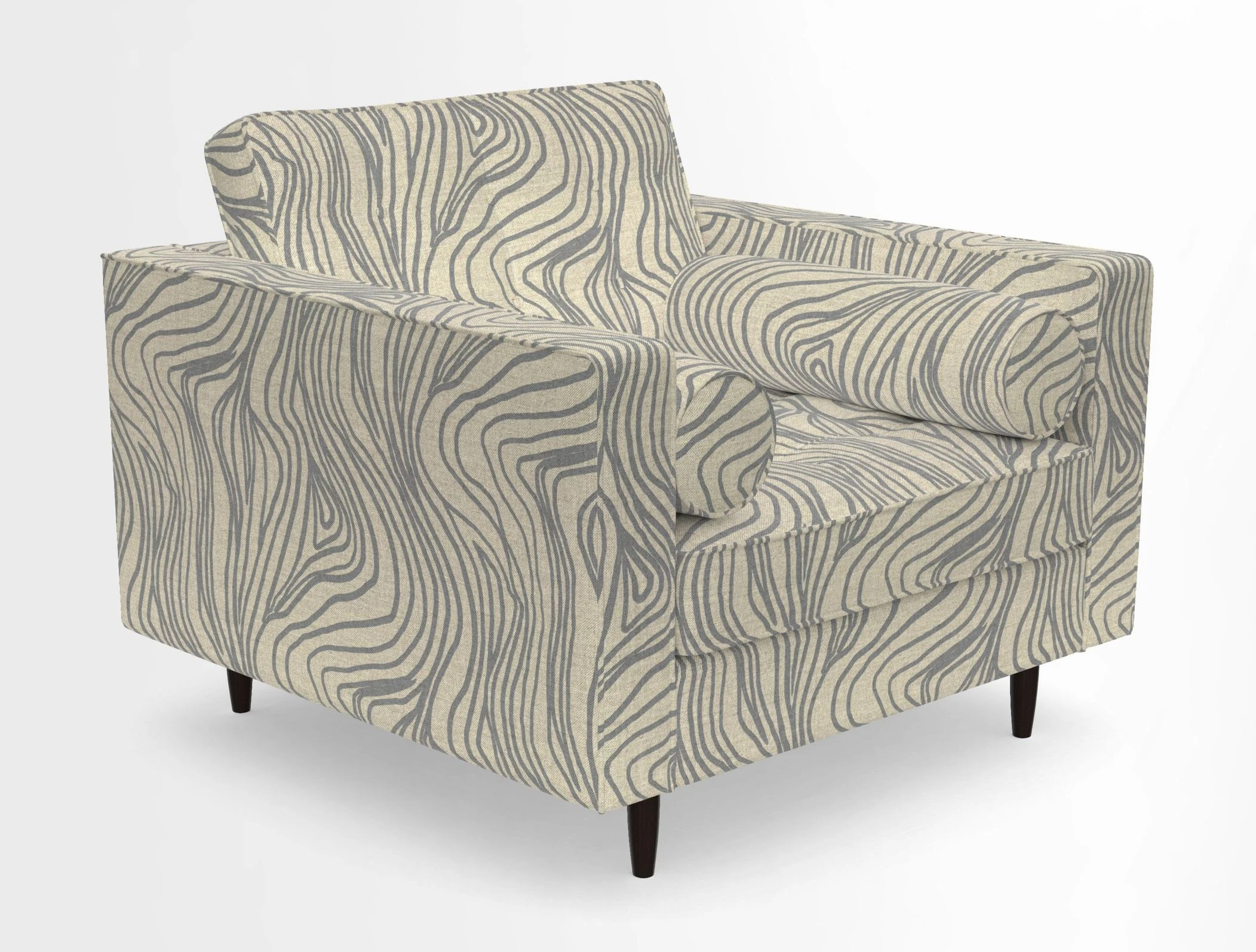 Marylebone Chair in Clever Tough And Eco Velvet Indigo